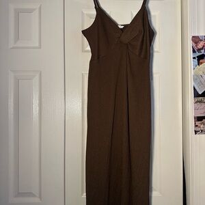 H&M Brown Maxi Dress